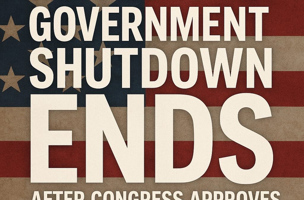 Historic 43-Day Government Shutdown Ends After Congress Approves Funding Deal