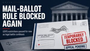 USPS Mail-Ballot Restrictions Blocked Again as Administration Appeals