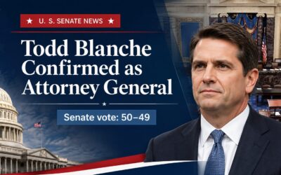 Senate Confirms Todd Blanche as Attorney General, 50-49