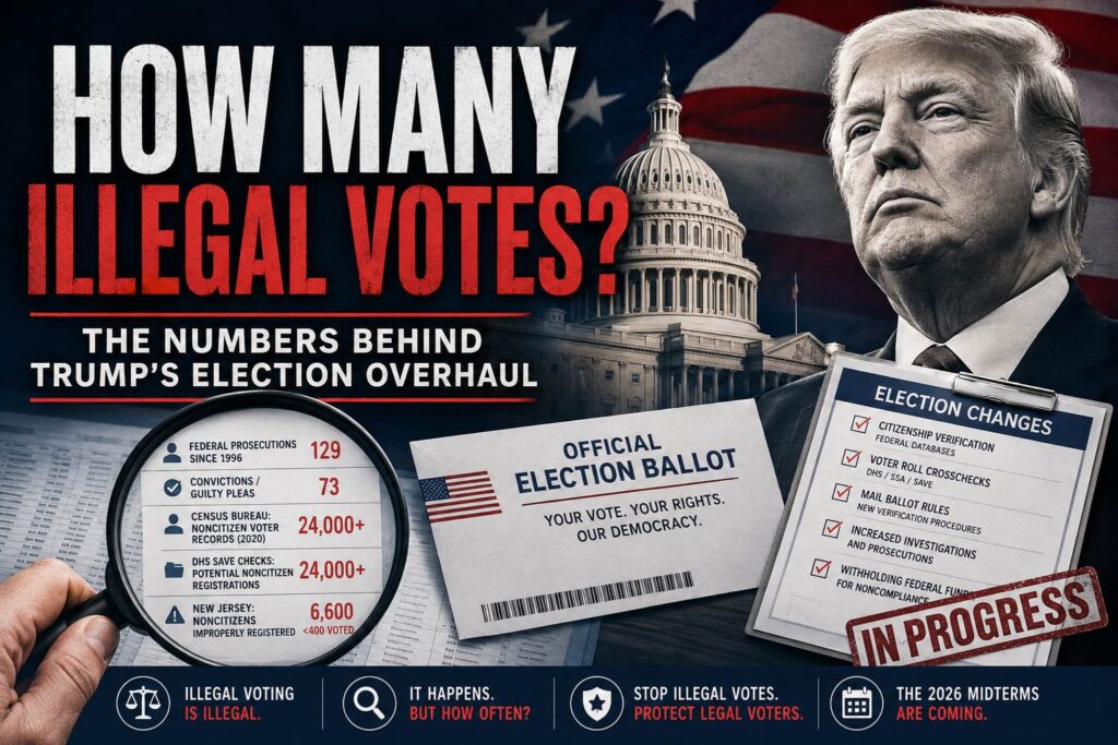 How Many Noncitizens Actually Vote? Trump’s 2026 Election Changes Explained