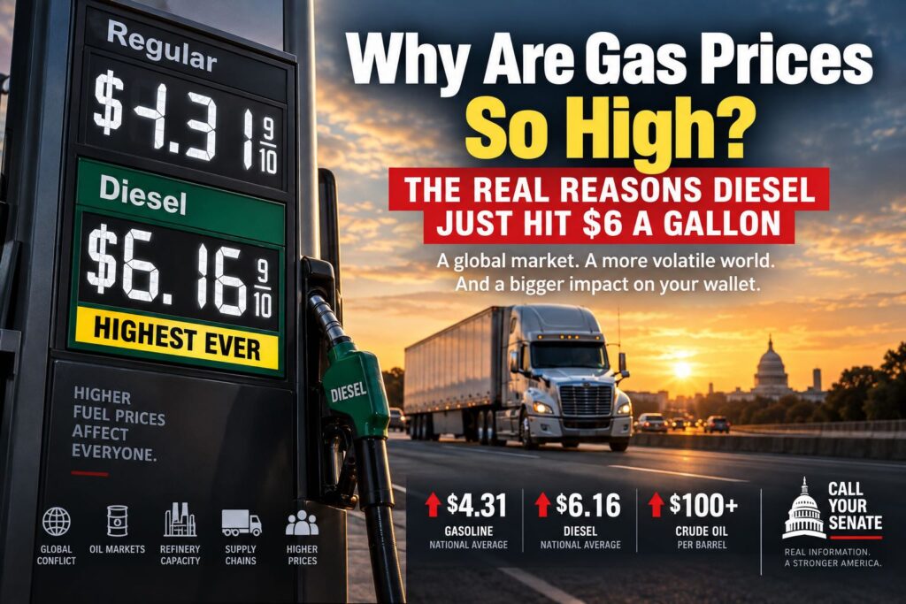 Why Are Gas Prices So High? The Real Reasons Diesel Just Hit $6 a Gallon